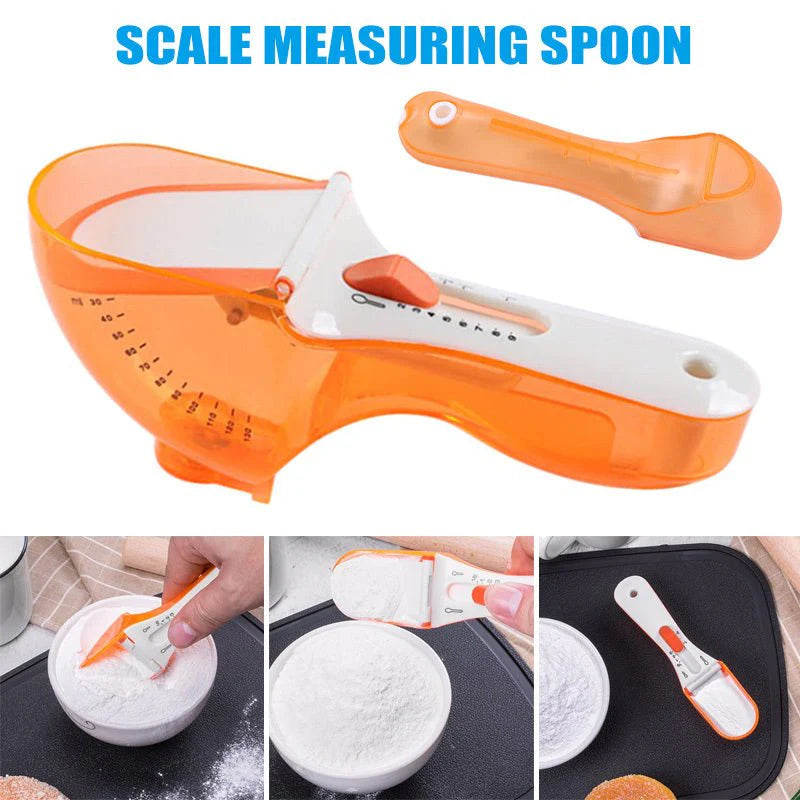 Smart Magnetic Adjustable Measuring Spoon