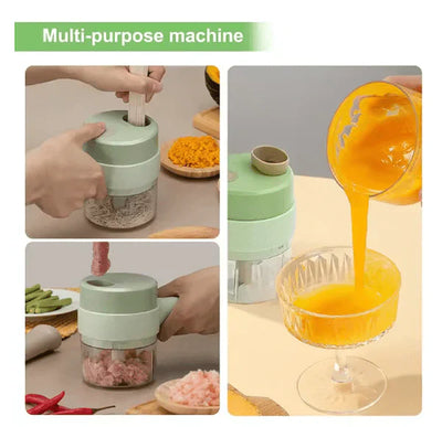 Household Multifunctional Wireless Electric Garlic Masher